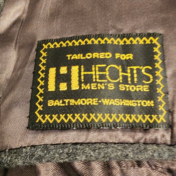 Hammersley Men’s Wool Cashmere Blend Coat Size 40R Gray Made in England VTG - Picture 6 of 11